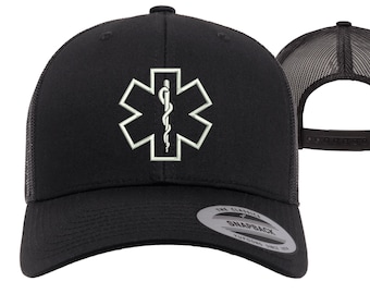 American Flag EMS Star of Life EMT Paramedic Medic Toboggan Cap,Beanie Cap/&Set Head Cap/&Skull Cap