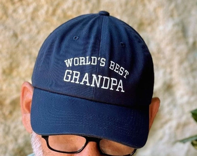 Embroidered Baseball Cap, Grandpa Dad Hat