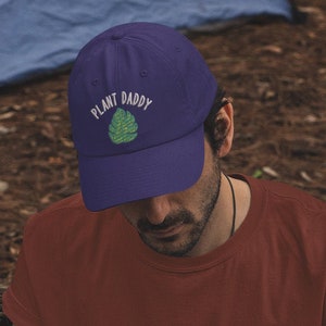 Plant Daddy Baseball Dad Hat, Plant Dad Hat, Embroidered Dad Hat, Plant Daddy, Gifts for Him, Plant Parent Hats, Plant Dad Baseball Hat