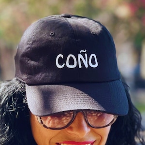 Coño Baseball Cap, Puerto Rico Baseball Hat Puertorican Festival Hats, Cono Embroidered Baseball Cap, Puerto Rico Dad Hats, Boricua Hats