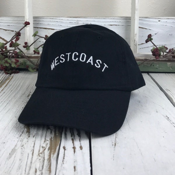 WESTCOAST Dad Hat | West Coast Best Coast | Best Coast Hat | Dad Hat Trends | Dad Hats Tumblr