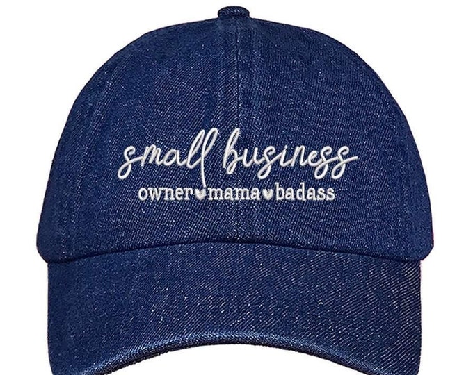 Small Business Owner Baseball Caps Empowerment Best Friend Gifts Mama Baseball Cap Entrepreneur Personalized Gifts for Small Business mama