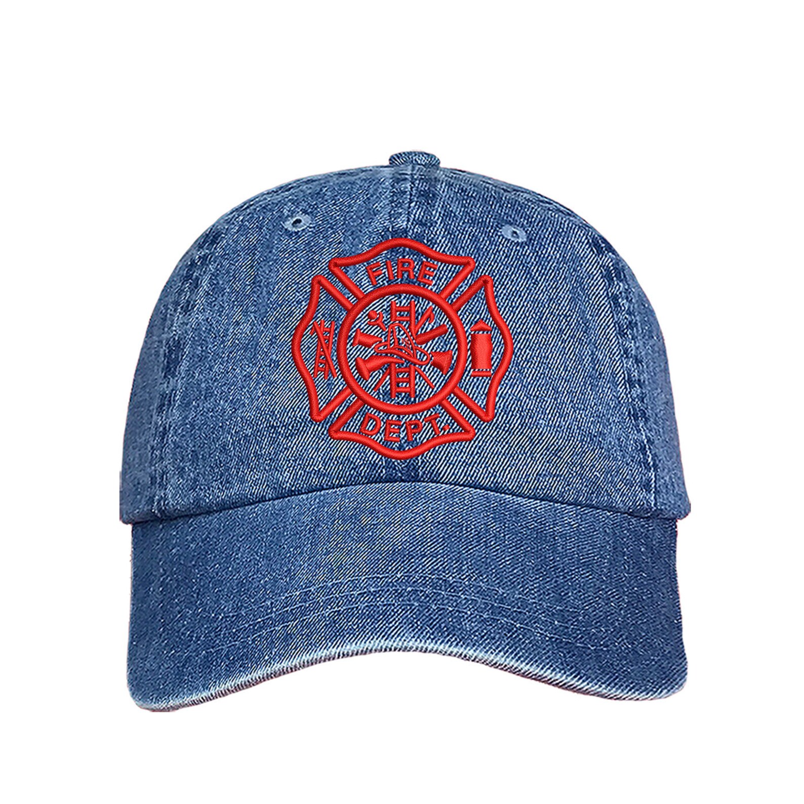 Firefighter Baseball Hat, Fireman Caps, Maltese Cross Baseball Caps ...