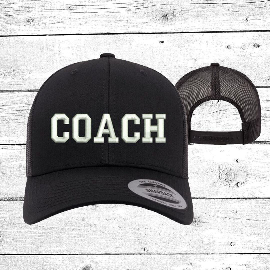 Coach Trucker Hats, Sports Baseball Caps, Coach Trucker Hats for