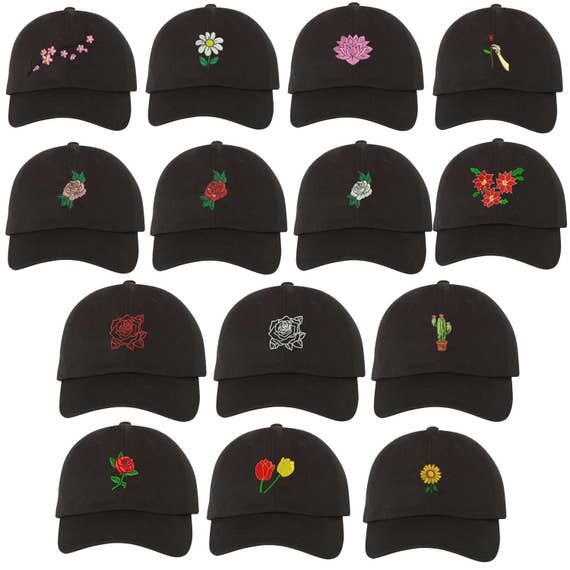 rose baseball cap