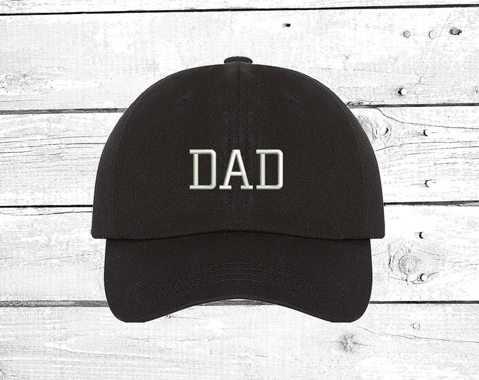 DAD Hat Dad Cap Papa Fathers Day Baseball Hat, Papi Hat Father-Figure Gift Idea Padre Parents Hats Father's Day Gift