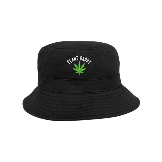Weed Plant Daddy Bucket Hat, Unisex Embroidered Hat, Plant  display picture 2