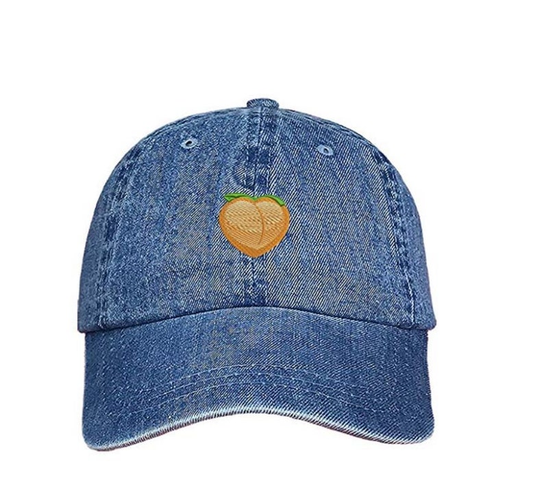 Hats Peach Cap Peach Emoji Baseball Cap Peach Fruit Etsy