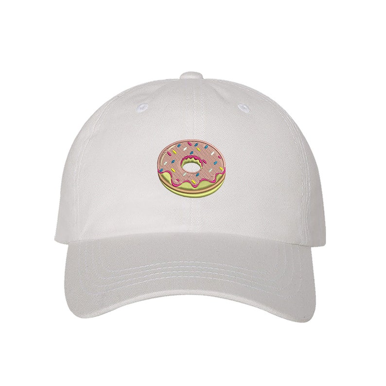 DONUT Baseball Hat Pink Donut Hat Baseball Hat Dessert | Etsy