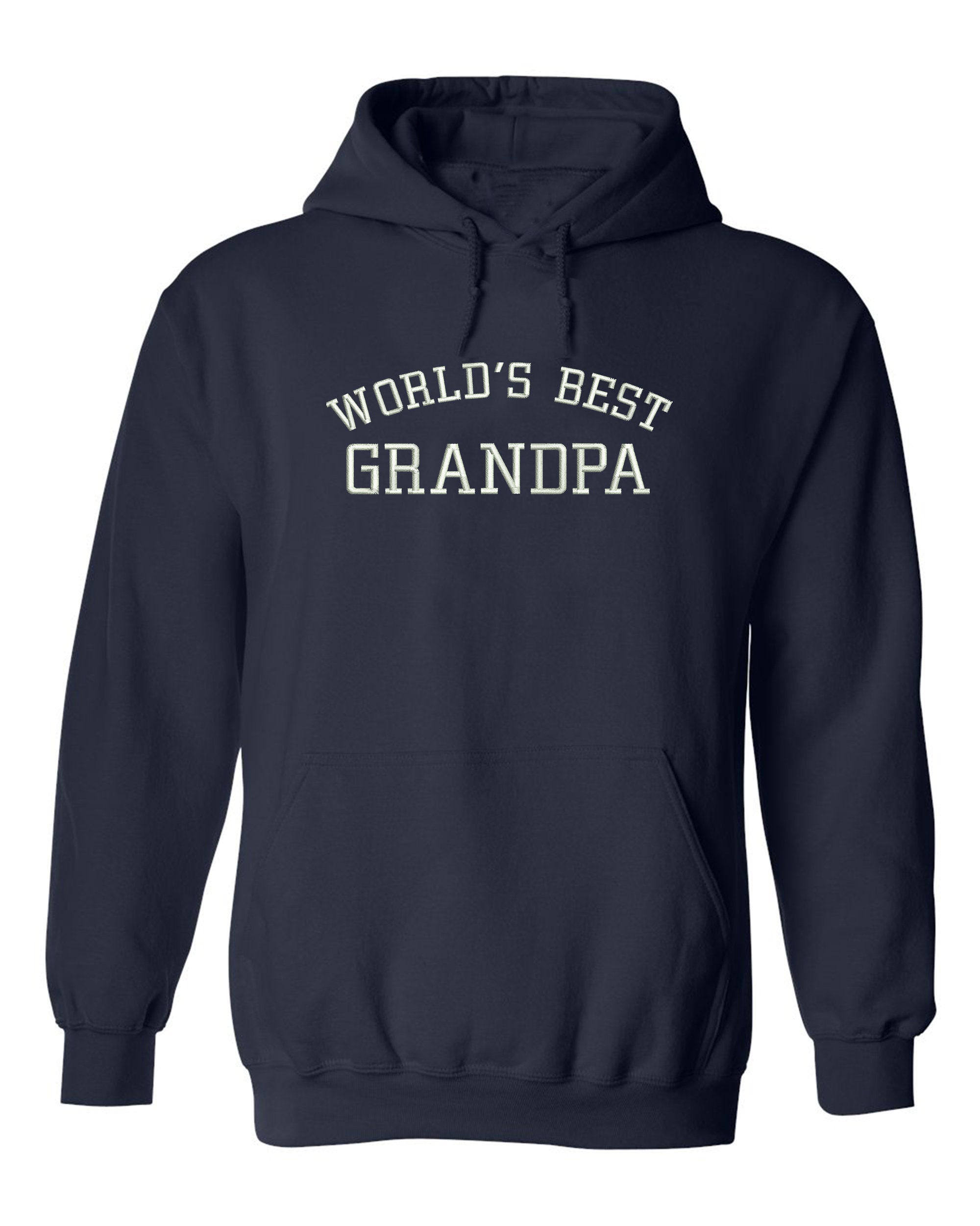 World's Best Grandpa Sweatshirt Unisex Embroidered Sweatshirt Gift for
