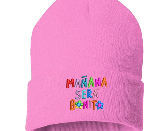 Manana Sera Bonito Beanie Hat Karol G Cap Skull Cap Hat Reggaeton Music Lover Gift For wife Gift for girlfriend Hat for wife Perreo Hat