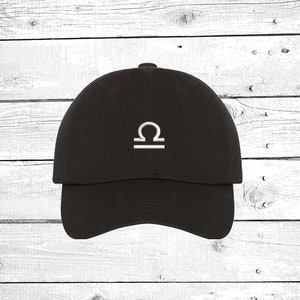 Libra Zodiac Sign Hat ,Horoscope Sign Baseball Hat, Embroidered Cap, Constellations Gift Ideas Hat for Libra Sign Astrology Lover Gift Idea