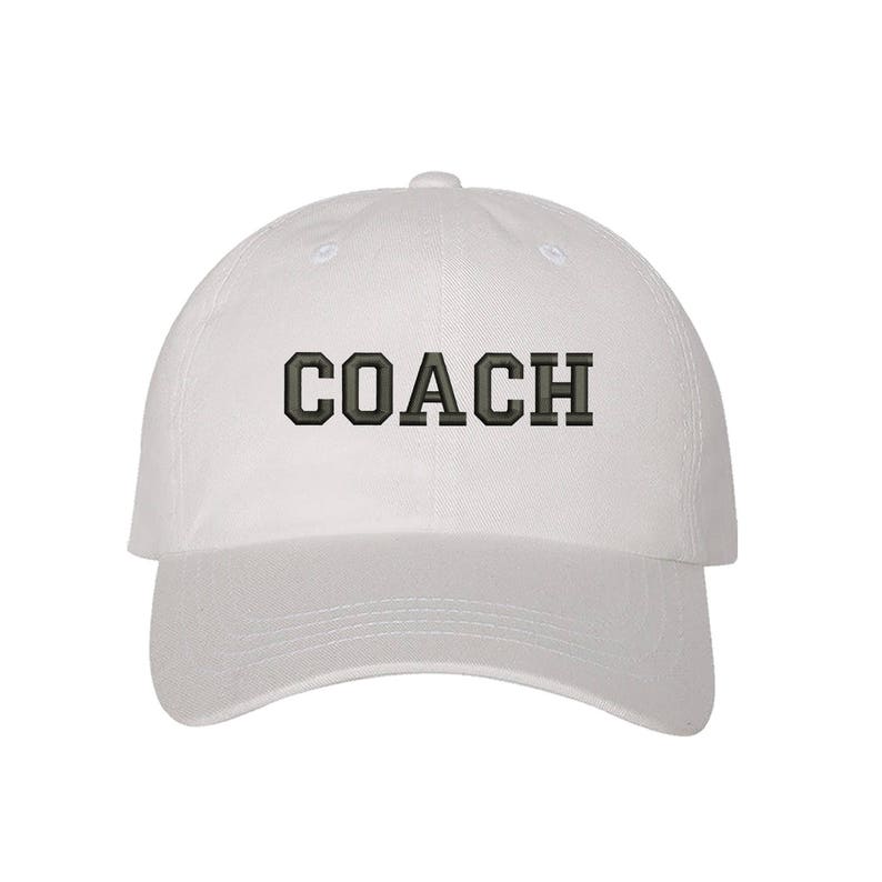 COACH Hats Soccer Coach Caps Baseball Coach , Football Coach Gift ,Baseball Coach Gift Mom Hats image 8