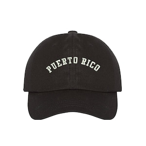 Anarchy Dad Hat Puerto Rico Black Island Vintage Distressed Dad Hat Unisex Baseball Cap Baseball Cap Hat Embroidery Hat Low Profile
