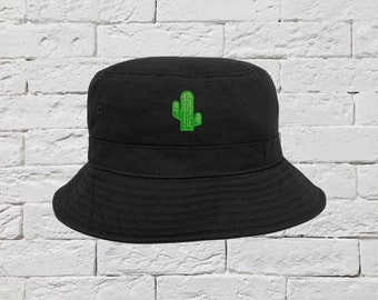 Cactus Hat, Desert Plants Hats, Fisherman Hats, Succulents Hats, Unisex Bucket Hats, Plant Parent Caps, Bucket Caps, Cactus Bucket Hat