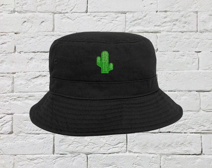 Cactus Hat, Desert Plants Hats, Fisherman Hats, Succulents Hats, Unisex Bucket Hats, Plant Parent Caps, Bucket Caps, Cactus Bucket Hat