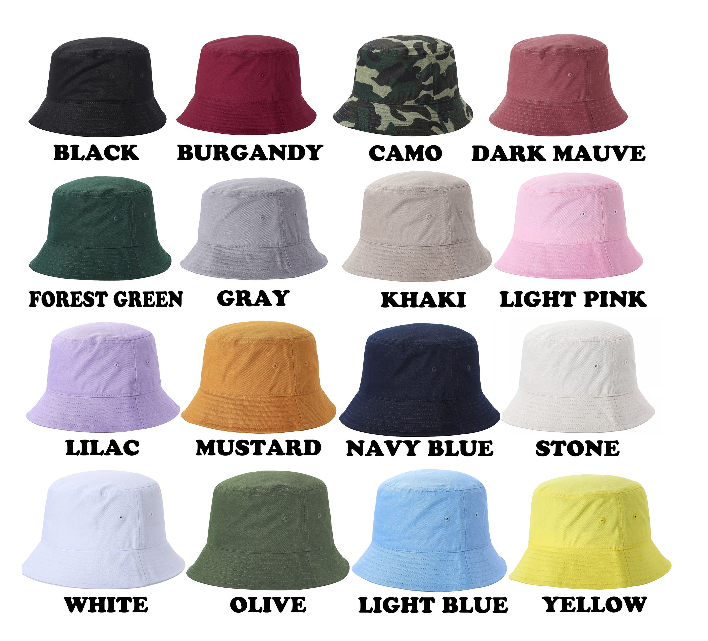 FJAUOQ Colorful Hippie Camper Bus Peace Bucket Hat for Men Women