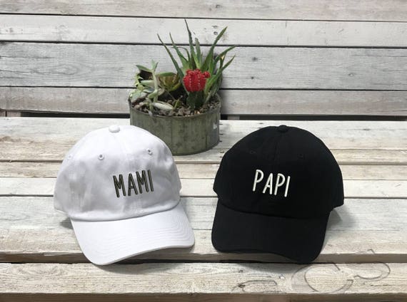 PAPI & MAMI Dad Hat |Embroidered Expecting Parents Baseball Cap |Couples Hats |Boyfriend Gift |Girlfriend Gift | Couples Gift| Matching Hats
