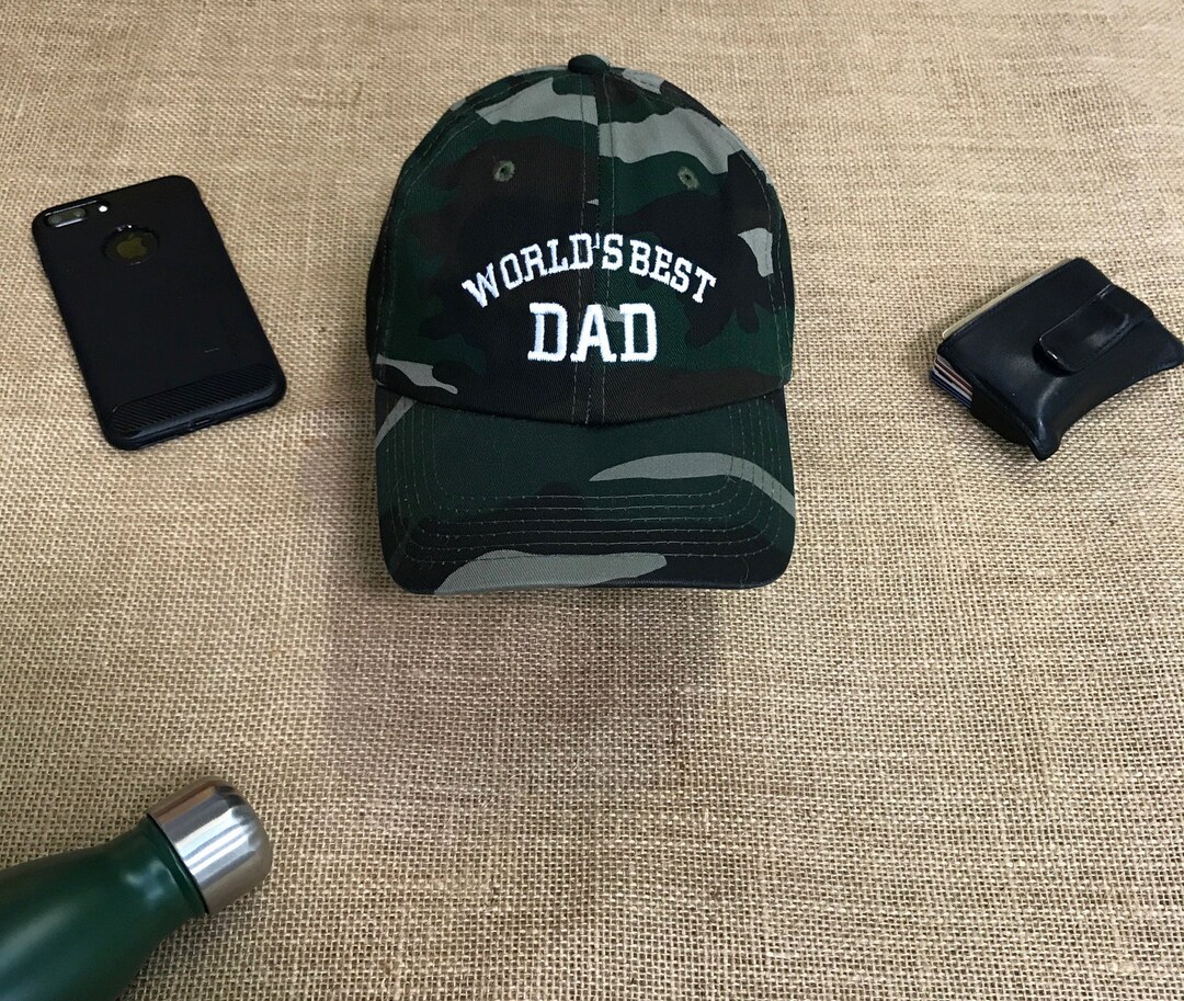 BEST DAD Baseball Hat World's BEST Dad Hat Gift for Dad Etsy