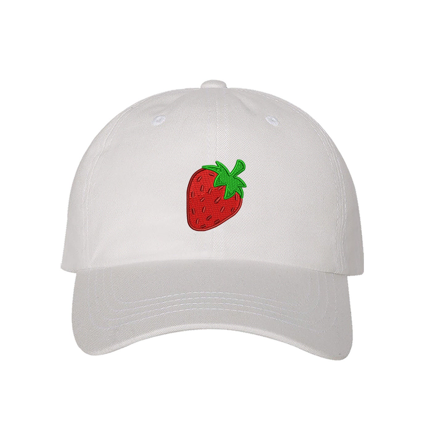 Strawberry Baseball Hat Strawberry Embroidered Baseball Cap Hats