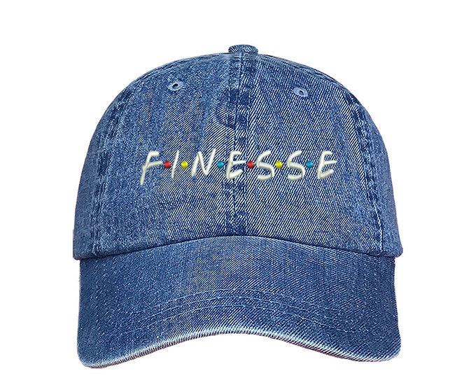 FINESSE Dad Hat , Baseball Hat , Mom Hat Low Profile Embroidered Baseball Cap, Finessed Dad Hats, Finesse Hats