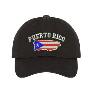 Puerto Rico Map Baseball Hats Puerto Rico Baseball Hat Boricua Caps PR  La Isla de Puerto Rico Hats Unisex Hats Puerto Rico Festival