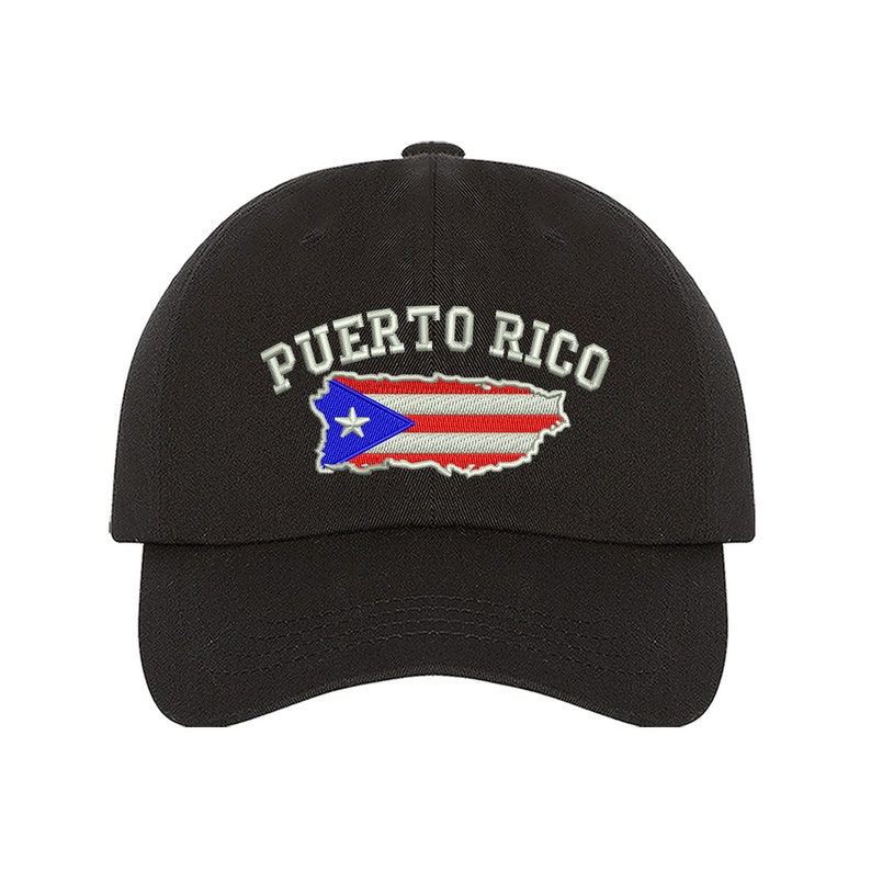 Puerto Rico Map Baseball Hats Puerto Rico Baseball Hat Boricua Etsy
