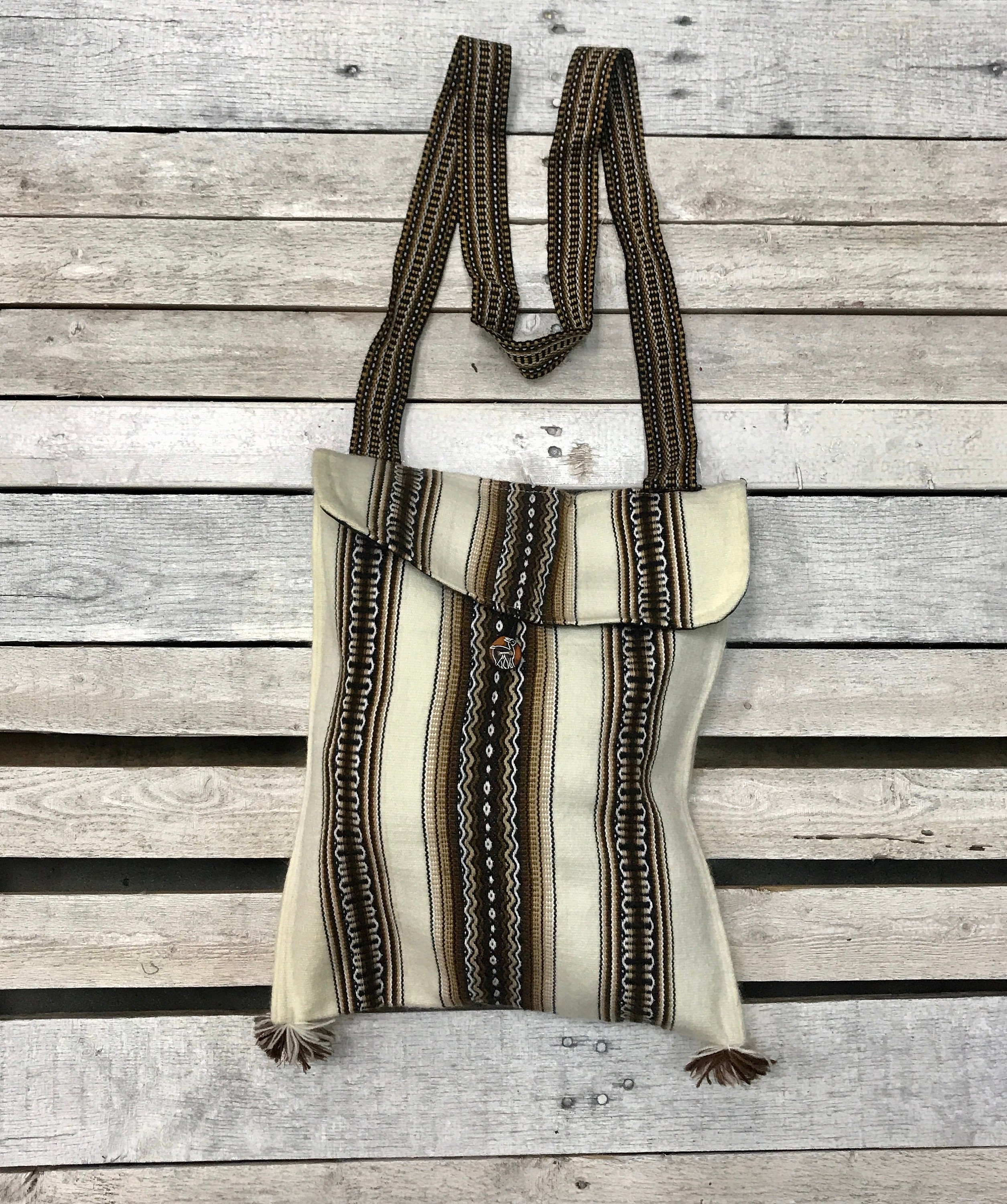 Boho Bag Hippie Bohemian Peruvian Handmade Purse Cross Body Bags Grunge
