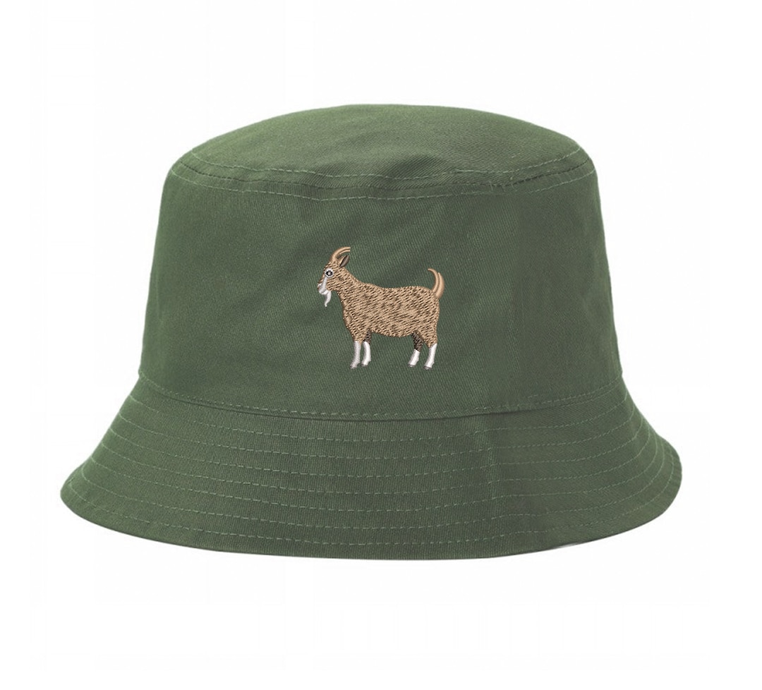 Goat, Greatest of All Time Bucket Hat, Unisex Embroidered Bucket Hat ...