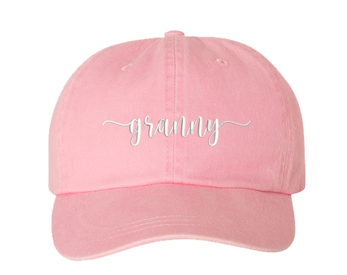 Granny Washed Dad Hat, Granny Baseball Hat, Grandma Hats, Gifts for Grandma, Nana Baseball Hat, Gifts for her, Mothers Day, Writing Font Hat
