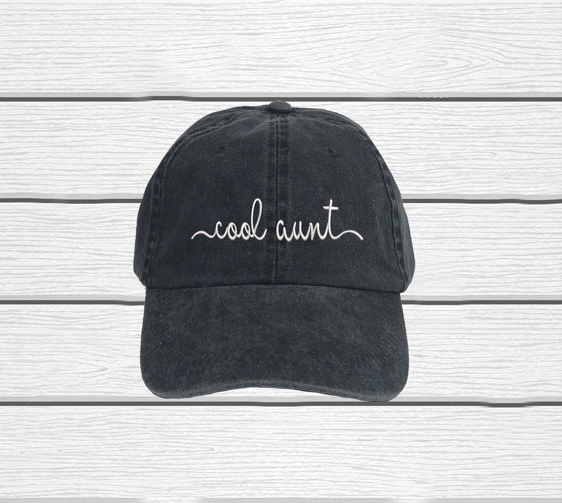 Cool Aunt Washed Dad Hat Embroidered 