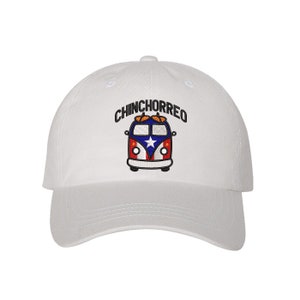 Chinchorreo Van Embroidered Baseball Hat, Puerto Rican Baseball Hat, PR Hat, Unisex Hats, Custom Made Cap, Unisex Puerto Rico Hat
