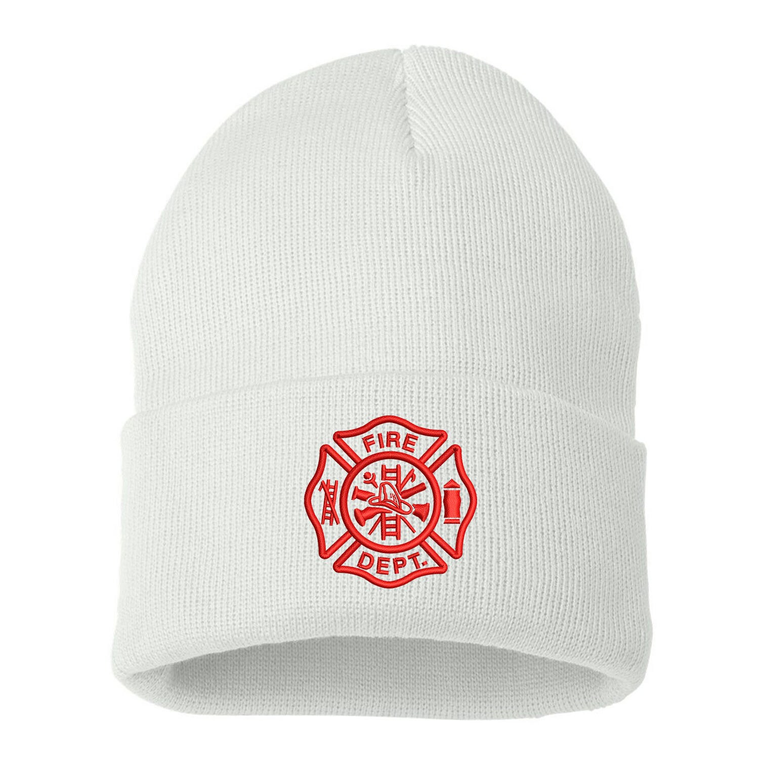 Fireman Skull Beanie Hat Winter Hat 