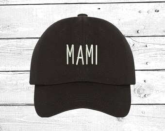 MAMI Baseball Hat Mothers Day Baseball Hat Mom Hat Low Profile Embroidered Baseball Caps Dad Hats - Unisex Hats