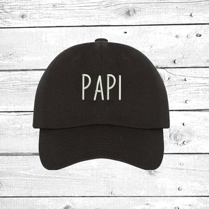 PAPI Baseball Hat Papi Dad Hat, Champagne Papi Drake, Papi Hat, Zaddy Dad Caps, Papa Hat, Boyfriend Gift, New Dad Gift, Fathers Day Gift image 1