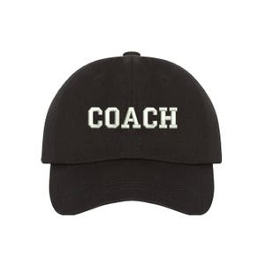 COACH Hats Soccer Coach Caps Baseball Coach , Football Coach Gift ,Baseball Coach Gift Mom Hats image 3