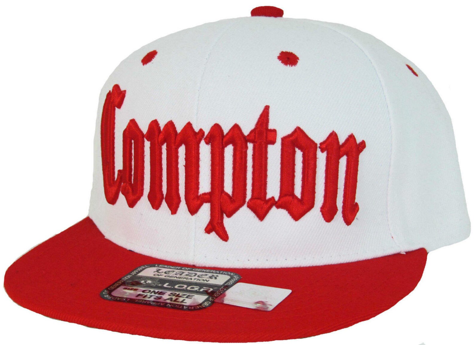 COMPTON 3D Flatbill Hat City of Compton Snapback Hats | Etsy