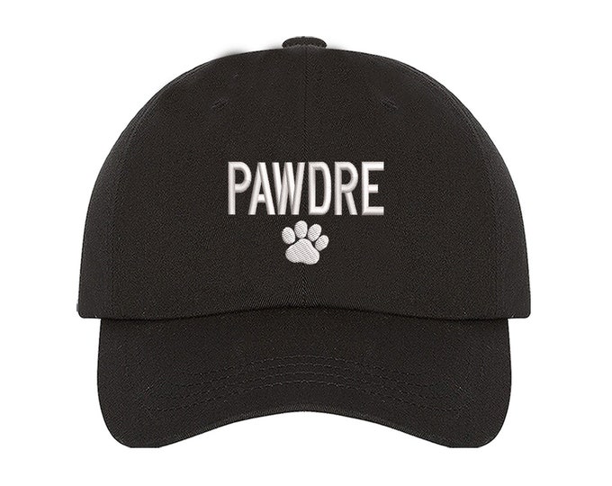 Pawdre Baseball Hat Dog Dad Cap, Animal Lover Baseball Hat, Pawdre Baseball Cap, Gift for Pet Lovers Dog Dad Gift for Dog Dad Lover