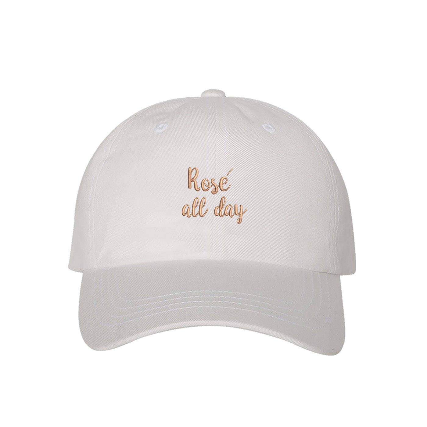 ROSE ALL DAY Dad Hat, Rose Wine Hats Booze Drinking Hats Lounge Sipping