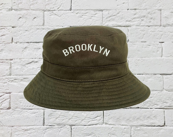 Brooklyn Bucket Hat, New York Hats, Fisherman Hats, Manhattan Hats, Bobby Shmurda Unisex Bucket Hats, Lil Kim Caps, Bucket Caps