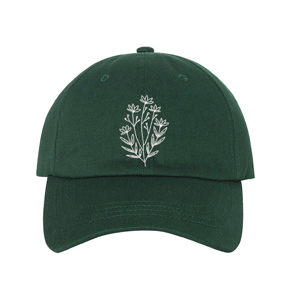 Spring Baseball Cap Wildflowers Spring Flower Baseball Hats, Spring Baseball Caps, Spring ...