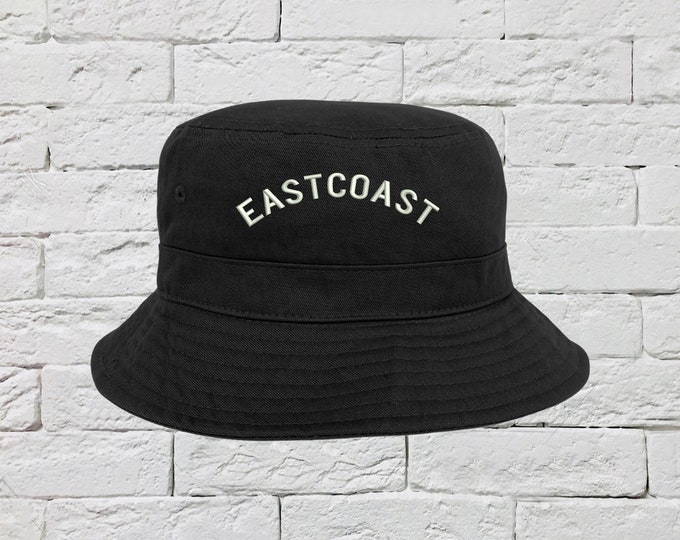 East Coast Bucket Hat, New York Hats, Fisherman Hats, Manhattan Hats, Best Coast Unisex Bucket Hats, NYC Caps, Bronx Bucket Caps