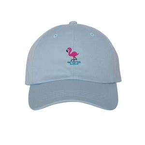 KIDS Hat, Flamingo Embroidered Baseball kids Hat, Child Cap, Camping Kids Baseball Toddler Cap