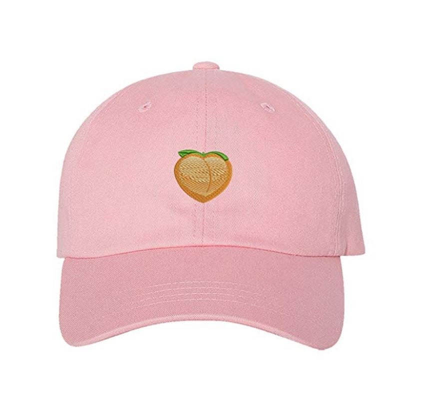 Peach Fruit Baseball Hats Peach Cap , Peach Symbol Baseball Cap, Peach ...