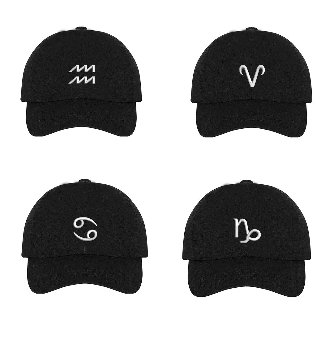 Star Sign Cap Zodiac Sign Embroidered Baseball Cap, Horoscope Dad Hat - Etsy