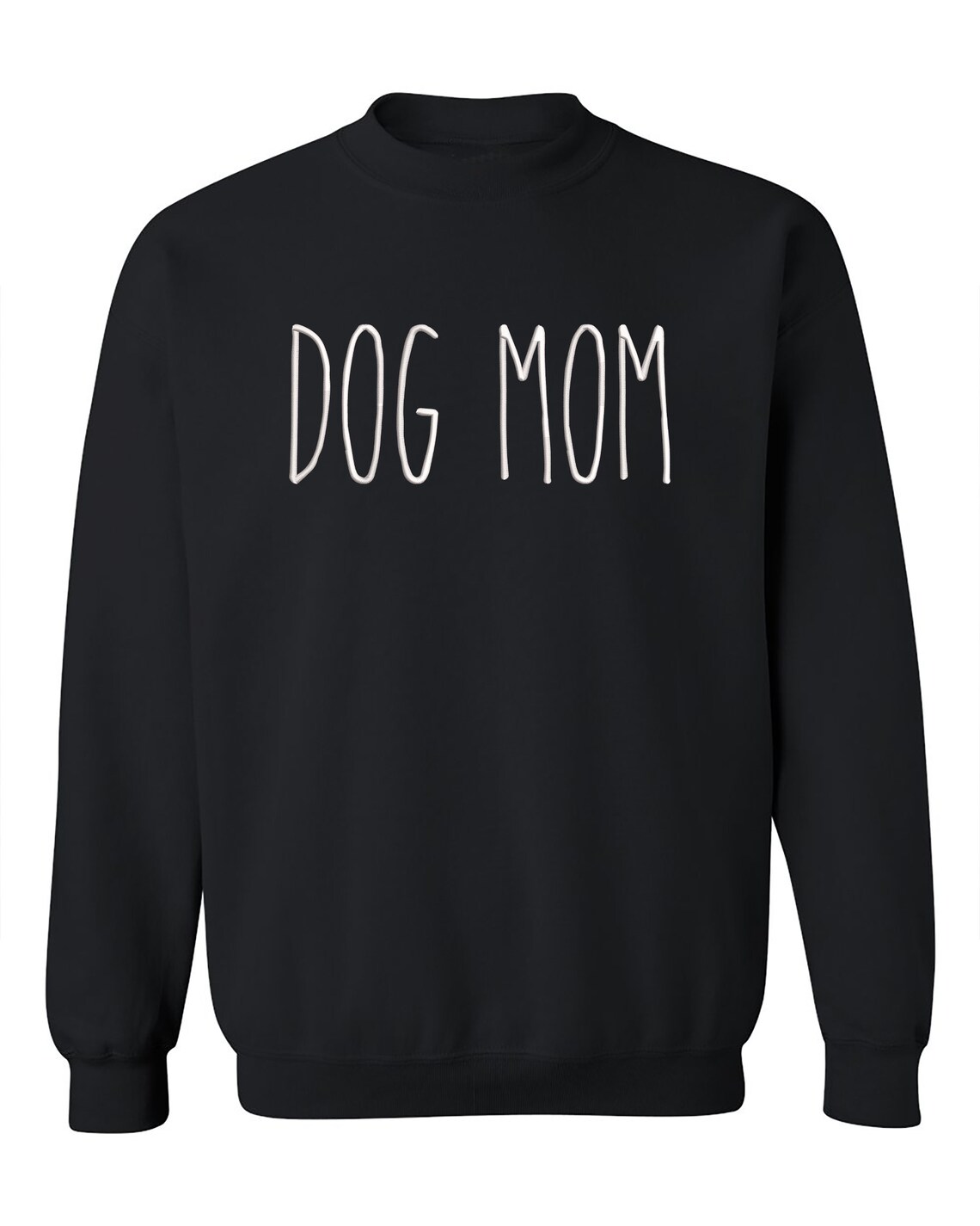 Dog Mom Crewneck Sweatshirt Pet Lovers Gift Embroidered Etsy UK