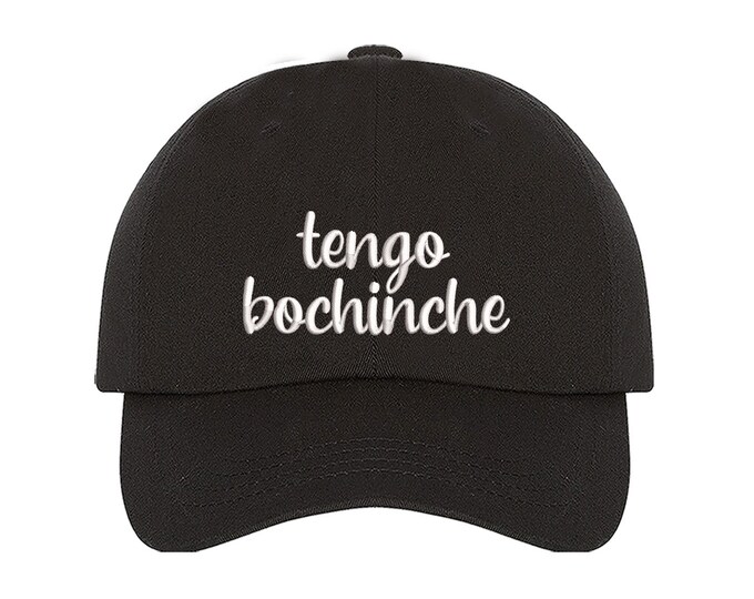 Tengo Bochinche  Embroidered Baseball Hat, Puerto Rican Baseball Hat, PR Hat, Unisex Hats, Custom Made Cap, Unisex Puerto Rico Hat