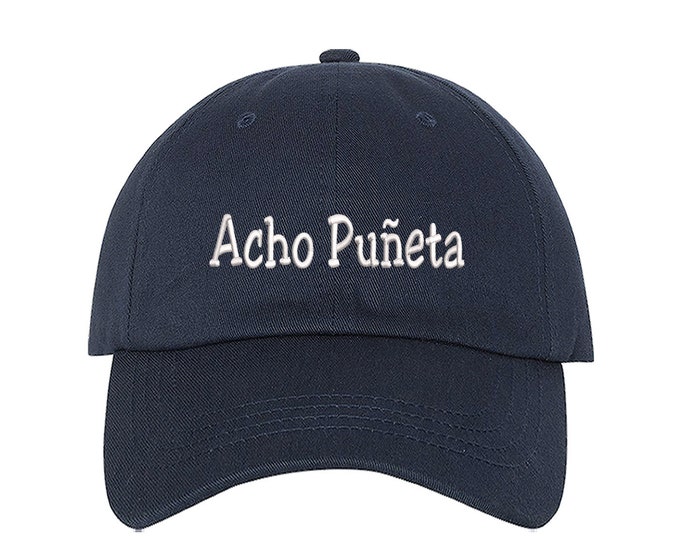 Puñeta Baseball Cap Funny Puertorican Slang Hat Puerto Rico Taino Baseball Hat, Boricua Baseball Cap, Funny Boricua Hats Vacation Hats
