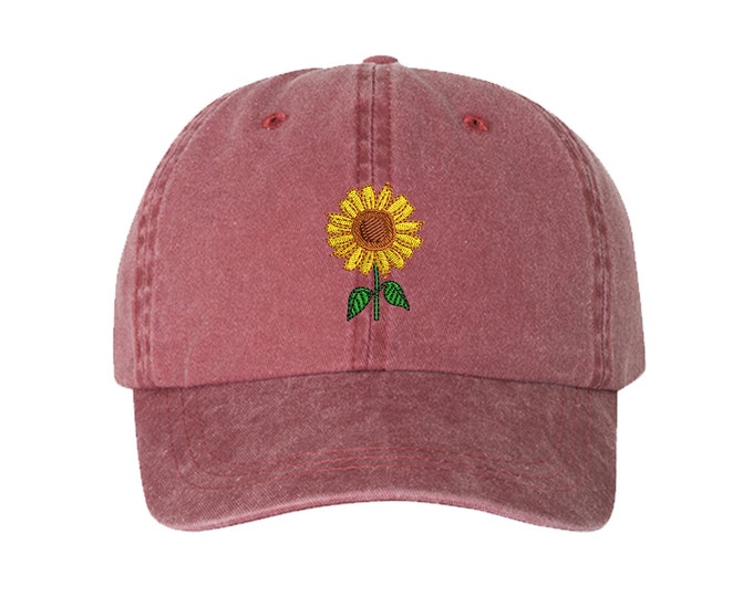 Beach Ready Sunflower Hats, Festival Fashion Sunflower Cap Sunshine Baseball Cap Positive Energy Hats Trendy Headgear for Sunny Days Flowers