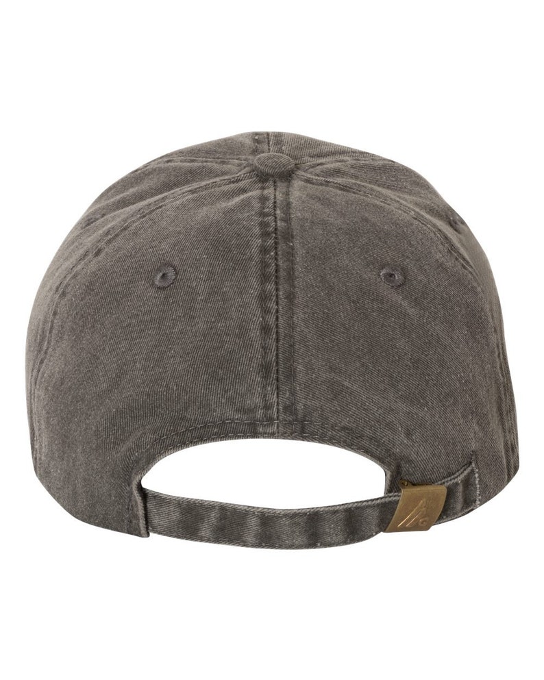 Shenbors 'The Grillfather' Embroidered Baseball Cap - Washed Black Dad Hat, Adjustable